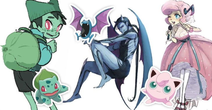 25 Dibujos muestran como lucirían los pokemones si fueran personas