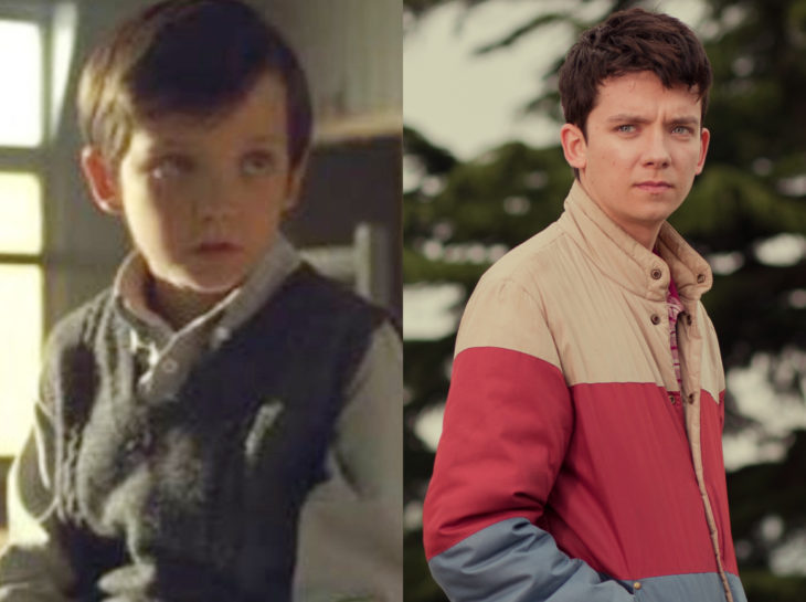 Actores jóvenes de la Generación Z antes y después; Asa Butterfield, El hijo de la hermandad, Sex education