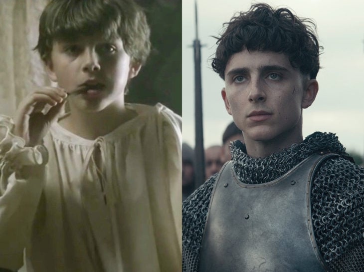 Actores jóvenes de la Generación Z antes y después; Timothée Chalamet, Sweet Thooth, El Rey