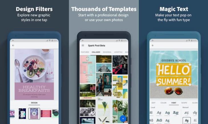 Adobe Spark Post aplicación para edición de stories en Instagram