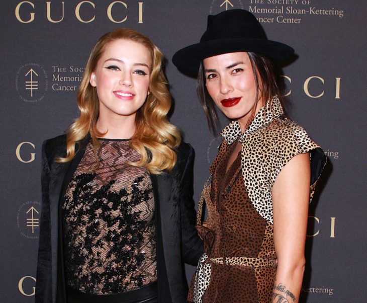 Amber Heard y esnovia Tasya van Ree, novias