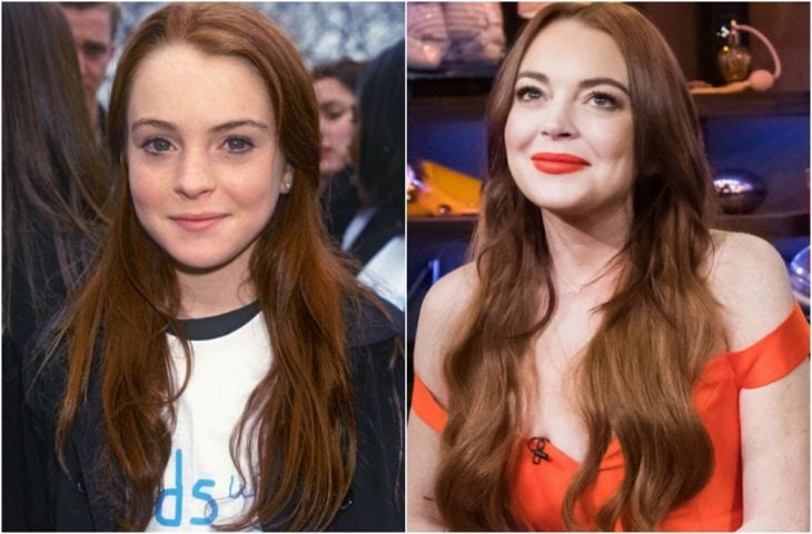 Lindsay Lohan de niña y actuañmente olvidada por Hollywood
