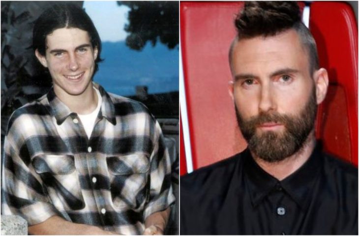 Adam Levine de jvone y como coach en la voz