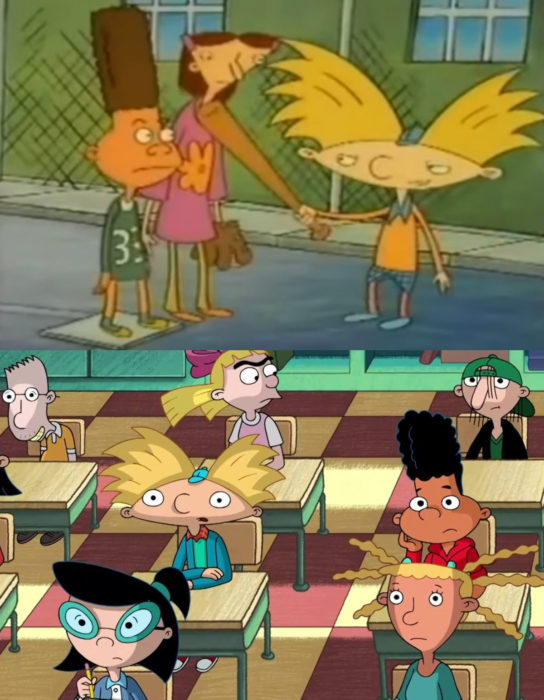 Caricaturas antes y después; Oye, Arnold