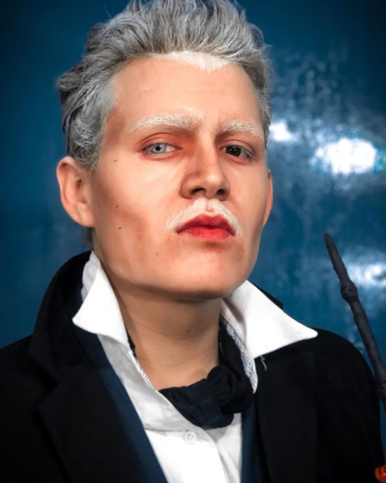 Usiel Guillermo, chico mexicano que se parece a Shrek humano; cosplay de Grindelwald, Animales fantásticos y dónde encontrarlos, Johnny Depp