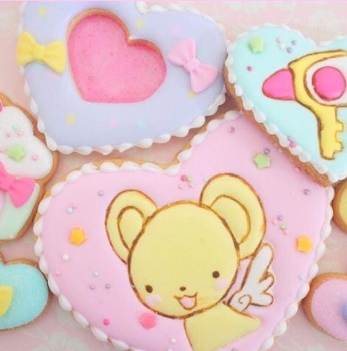 Galletas decoradas cono tématica de Sakura Card Captors