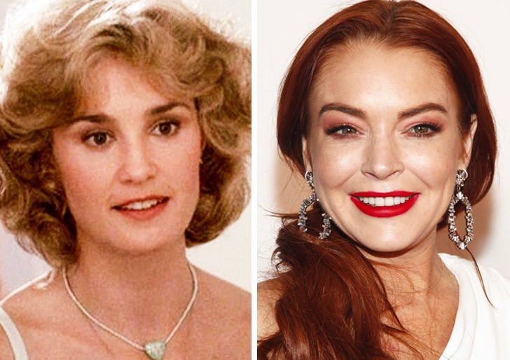 Comparación de belleza entre Lindsay lohan y jessica lange 