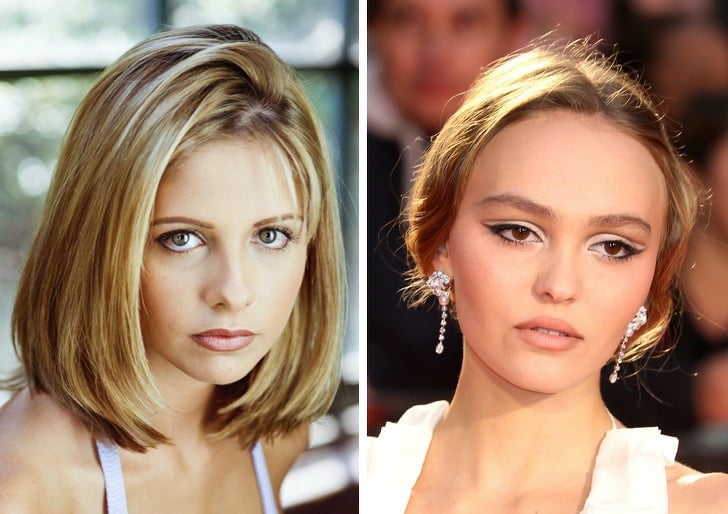 Comparación de belleza entre Michelle Gellar y Lily Rose Depp