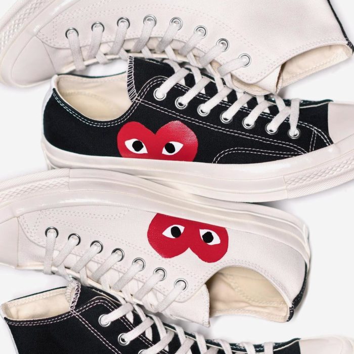 Comme des Garçons Play x Converse colores blanco y negro