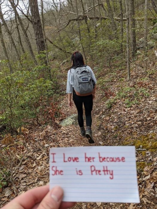 Chico pide matrimonio a su novia en la cima de una montaña