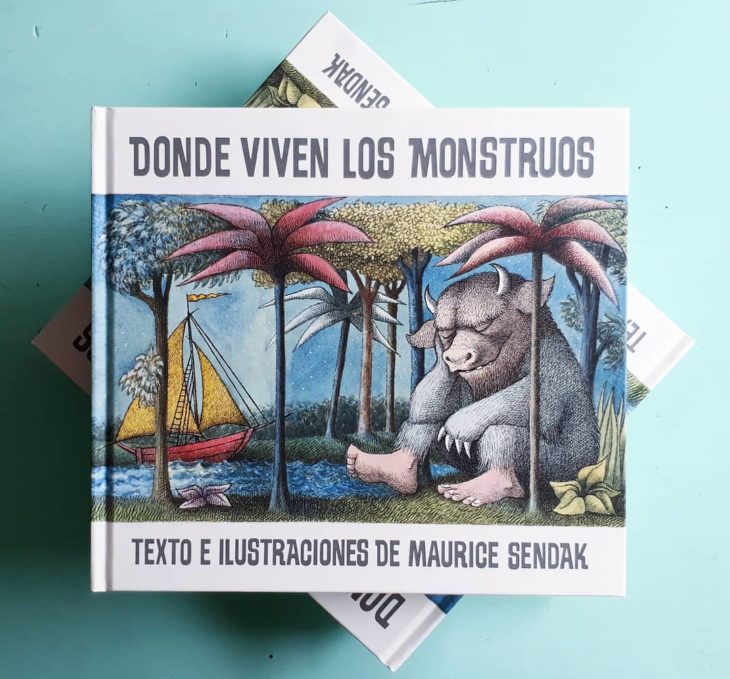 Portada del libro infantil Donde viven los monstruos