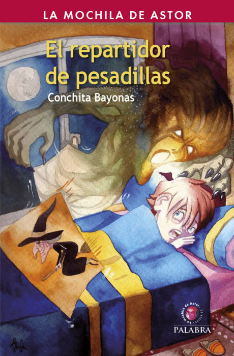 Portada del libro infantil El repartidor de pesadillas