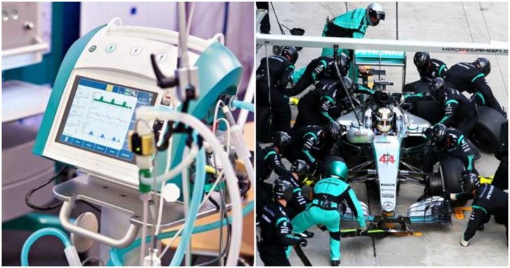 Ingenieros de F1 ayudan en la creación de respiradores para pacientes con Covid-19