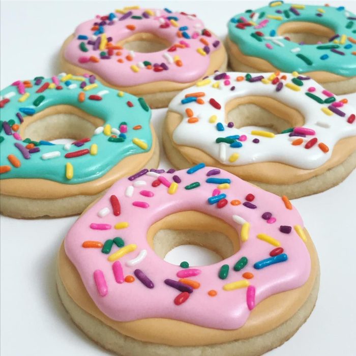 Galletas para festejar el día del niño de donas