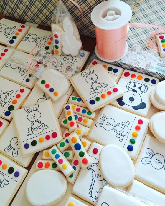 Galletas para festejar el día del niño de acualeras de animales