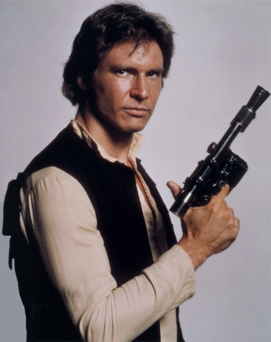 Han Solo de las películas de Guerra de las galaxias