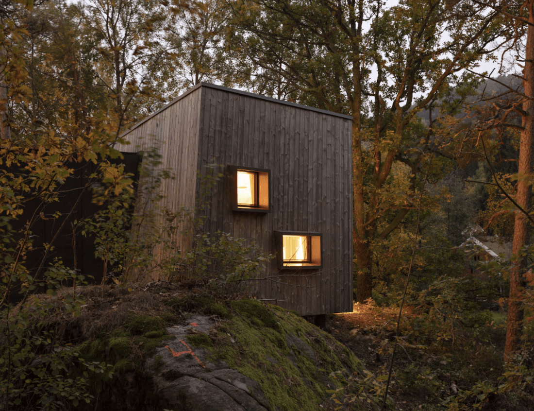 Hospitales en Noruega curan a sus pacientes con cabañas en el bosque