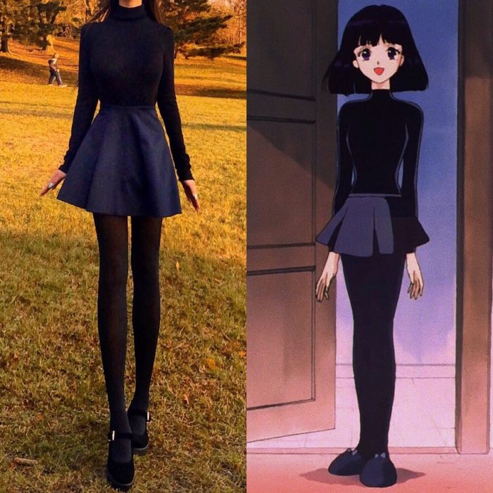 Recreación de outfit del personaje de Hotaru Tomoe