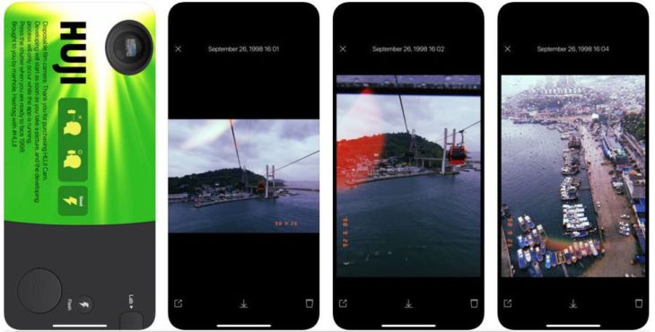 Huji Cam aplicación para edición de stories en Instagram