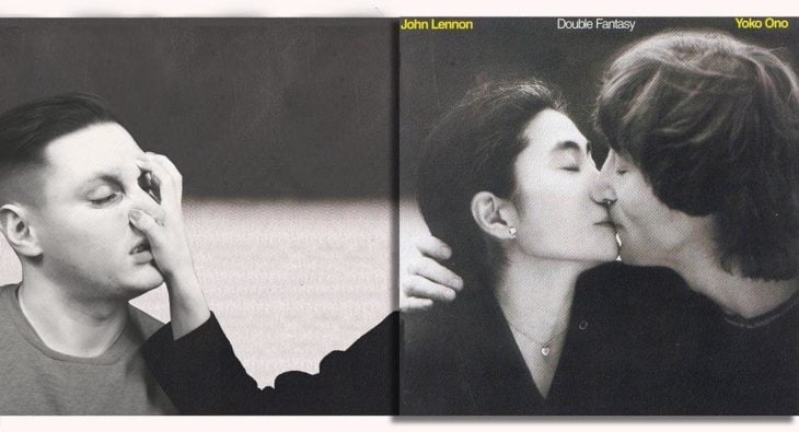 Portada editada del disco "Double Fantasy" de John Lennon y Yoko Ono