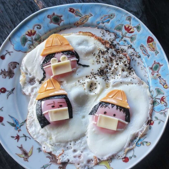 Desayunos kawaii de tus personaje favoritos hechos con huevo