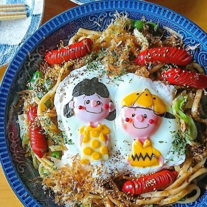 Desayunos kawaii de tus personaje favoritos hechos con huevo