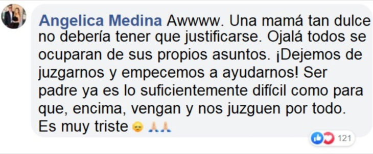 MaryAnn Fausey Resendez, mamá lleva a su hija al supermercado y coloca un cartel para que no la juzguen