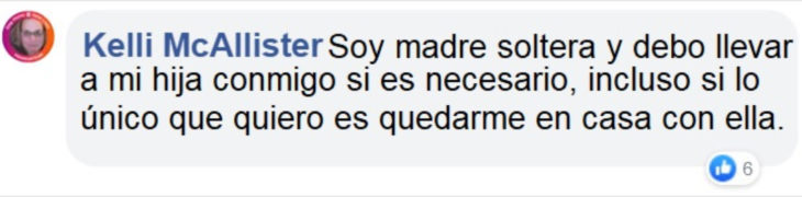 MaryAnn Fausey Resendez, mamá lleva a su hija al supermercado y coloca un cartel para que no la juzguen