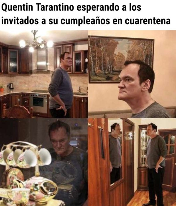 Memes de coronavirus para quienes cumplen años en cuarentena; Quentin Tarantino solo