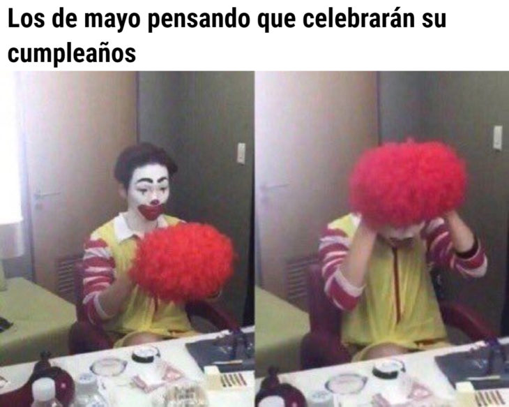 Memes de coronavirus para quienes cumplen años en cuarentena; payaso