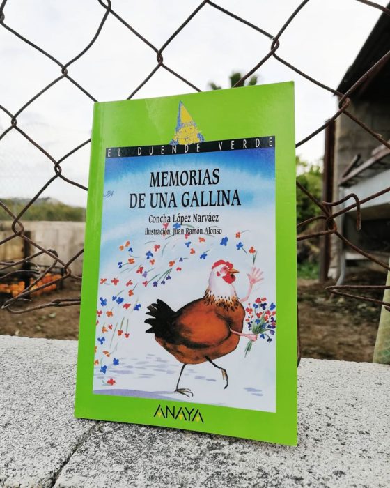 Portada del libro infantil Memorias de una gallina