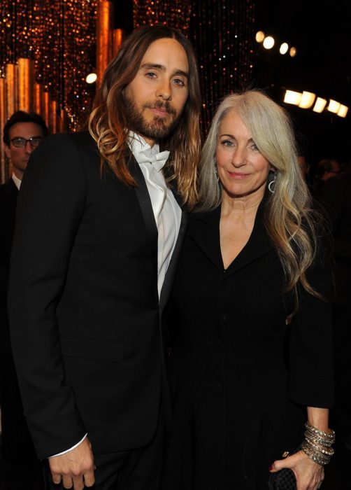 Jared Leto junto a su mamá 