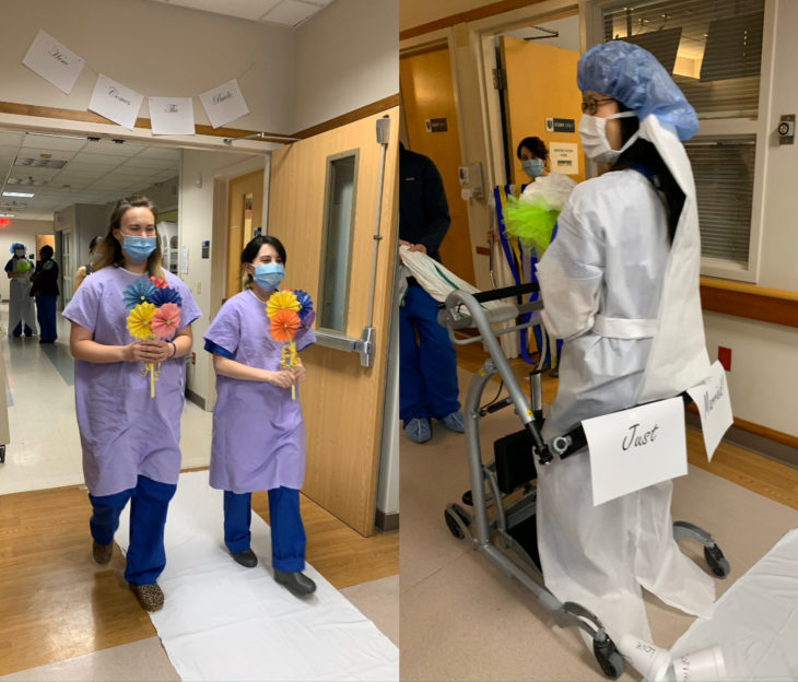 Shelun Tsai y Michael Sun, pareja de doctores celebra boda improvisada en hospital vía videollamada por coronavirus