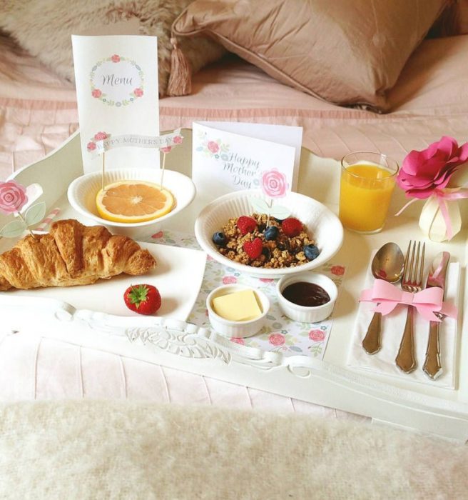 Desayuno que puedes preparar para el día de la madre 