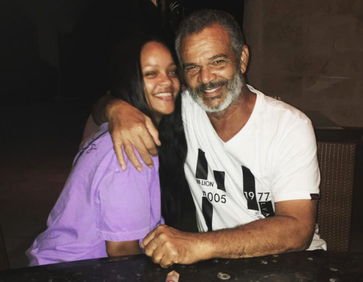 Rihanna y Ronald Fenty, papá e hija