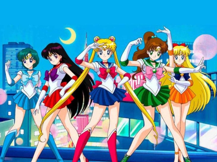 Escena de la serie animada Sailor Moon