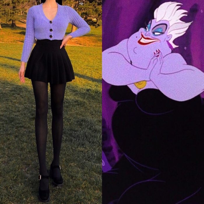 Recreación de outfit del personaje de Ursula