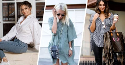 21 Looks ‘oversized’ que te convencerán de no tirar la camisa de tu ex