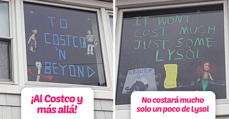 Estas decoraciones en las ventanas hacen que la cuarentena sea más agradable