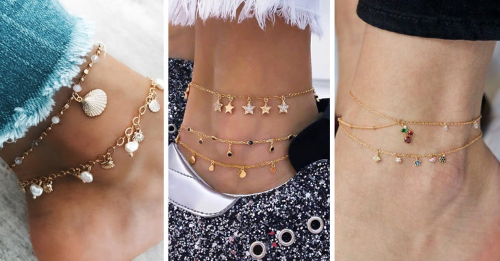 Anklets, los accesorios más cool para presumir en los tobillos