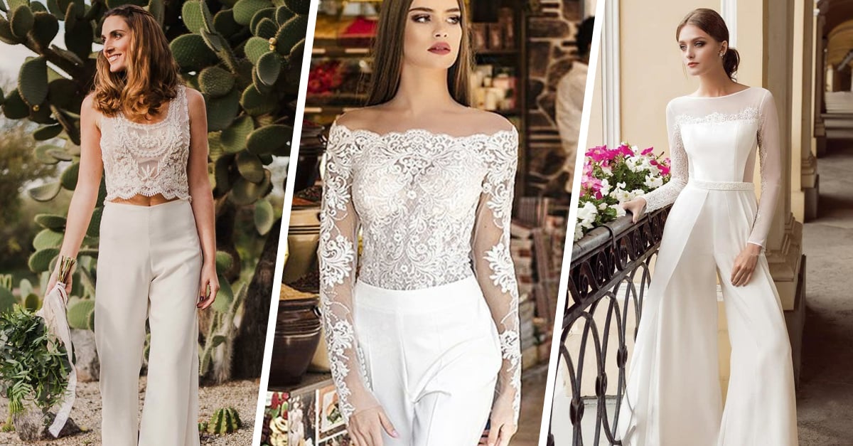 15 Jumpsuits para novia perfectos para dar el SÍ