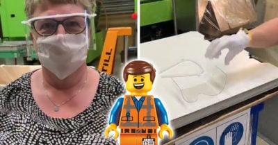 Lego está fabricando 13 mil visores de protección para los trabajadores de la salud