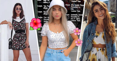 13 Outfits florales para verte fresca en esta temporada