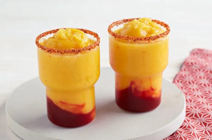 Nieve de mango con chamoy casero