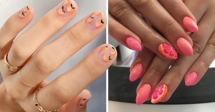 15 Diseños de manicura que debes probar si amas las frutas