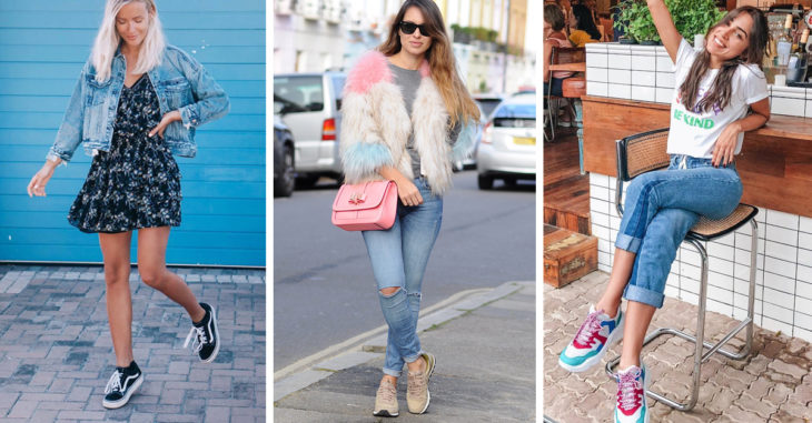 15 Outfits perfectos para usar con tenis de color neutro