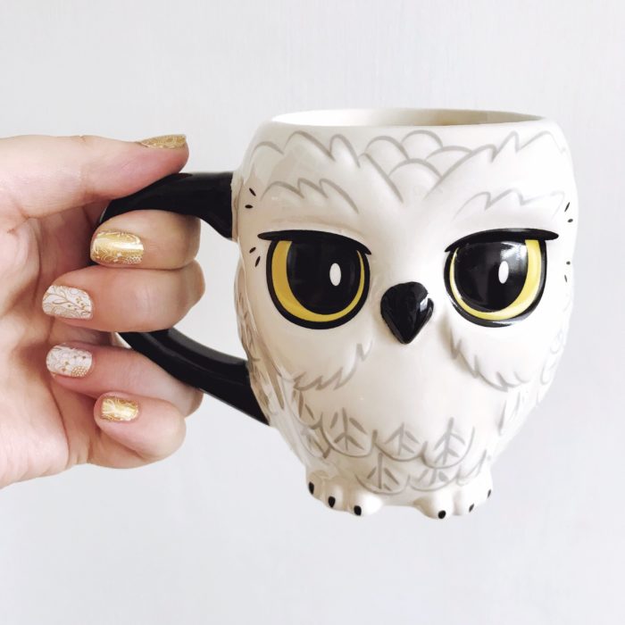 Taza en forma de la lechuza Hedwig