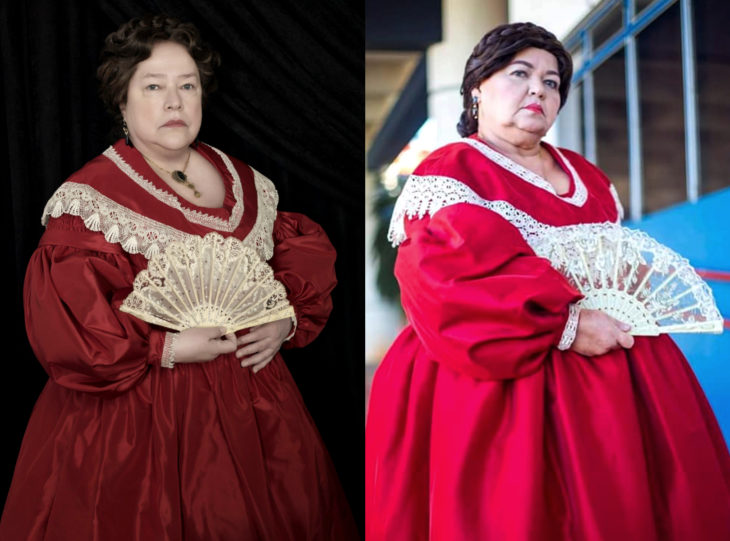 Tía Sol, la abuelita brasileña que hace cosplay; Delphine LaLaurie, American horror story