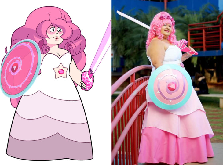 Tía Sol, la abuelita brasileña que hace cosplay; Rose Quartz, Rosa Cuarzo, mamá de Steven Universe