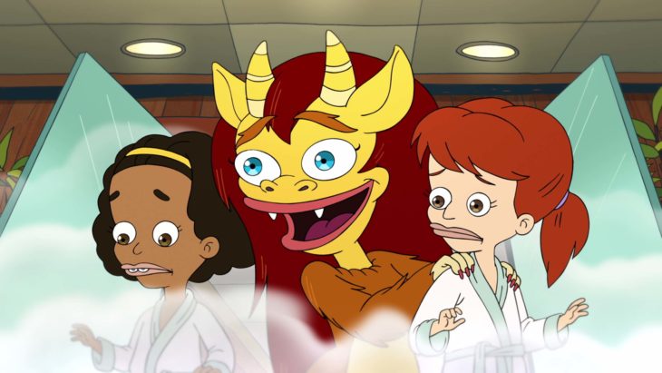 Dibujos animados pertenecientes a la serie Big Mouth de Netflix